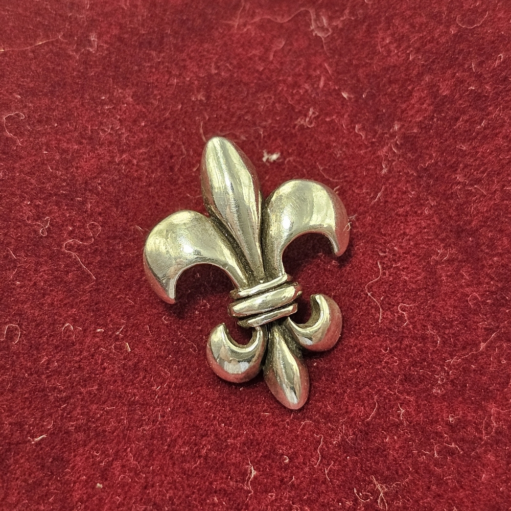 Mignon Faget Sterling Fleur-de-lis Pendant